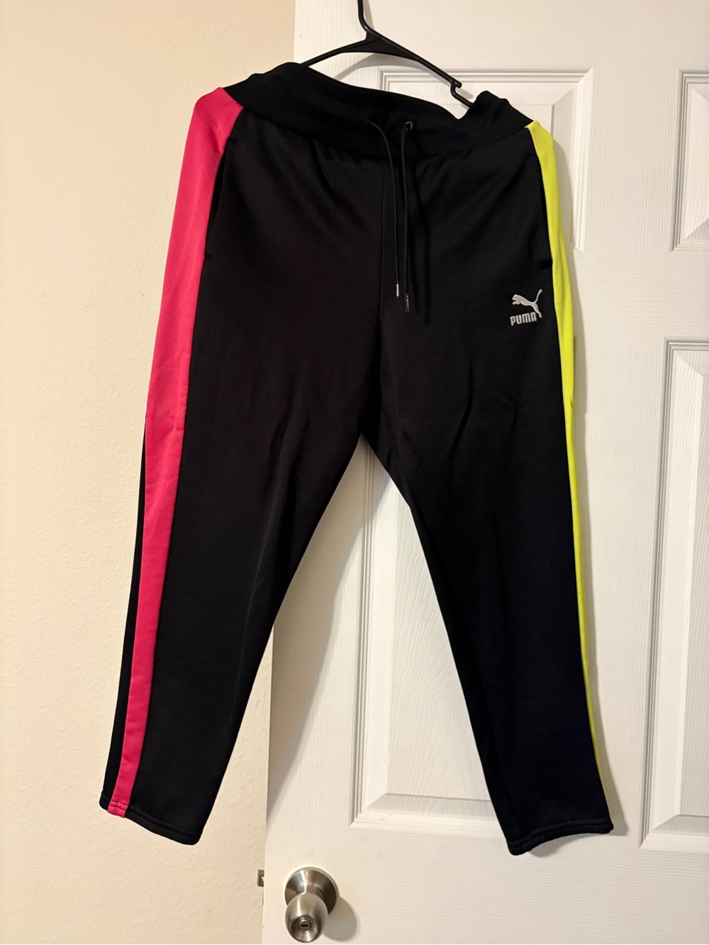 Puma Black Jacket with Pink Accent with matching pants